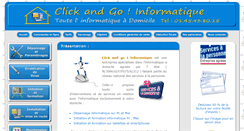 Desktop Screenshot of clickandgo-informatique.com